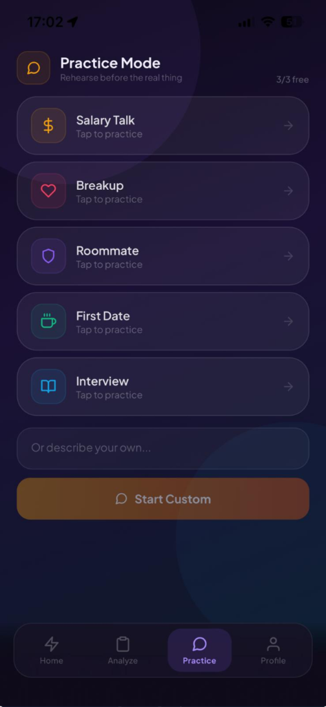 TextCoach AI App Interface